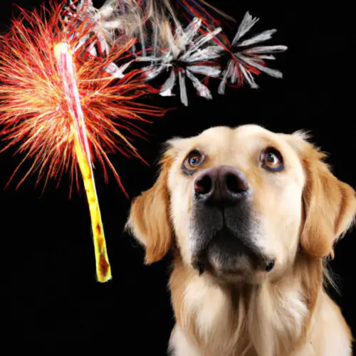 Dog fireworks 1